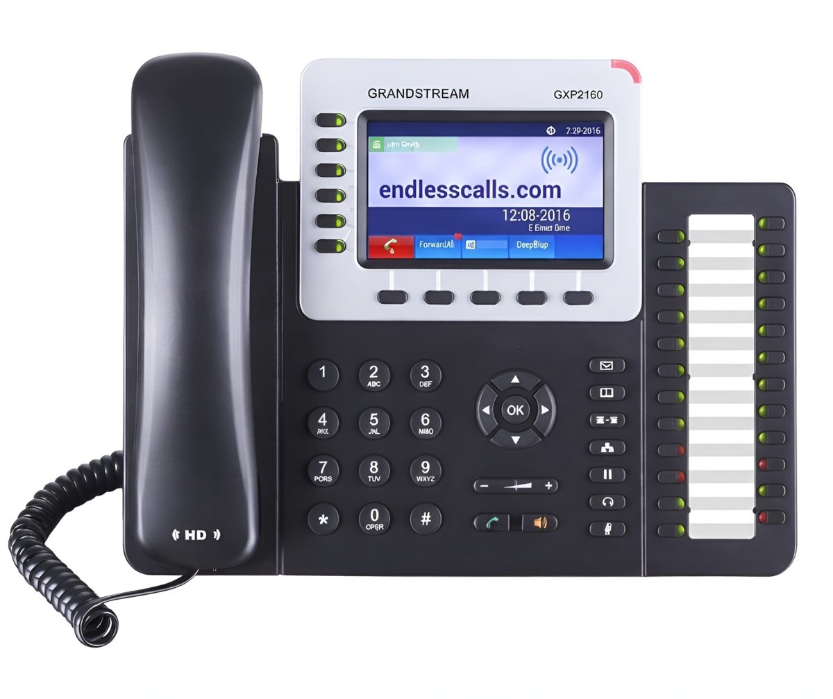 Grandstream GXP2160 desk phone on Endlesscalls